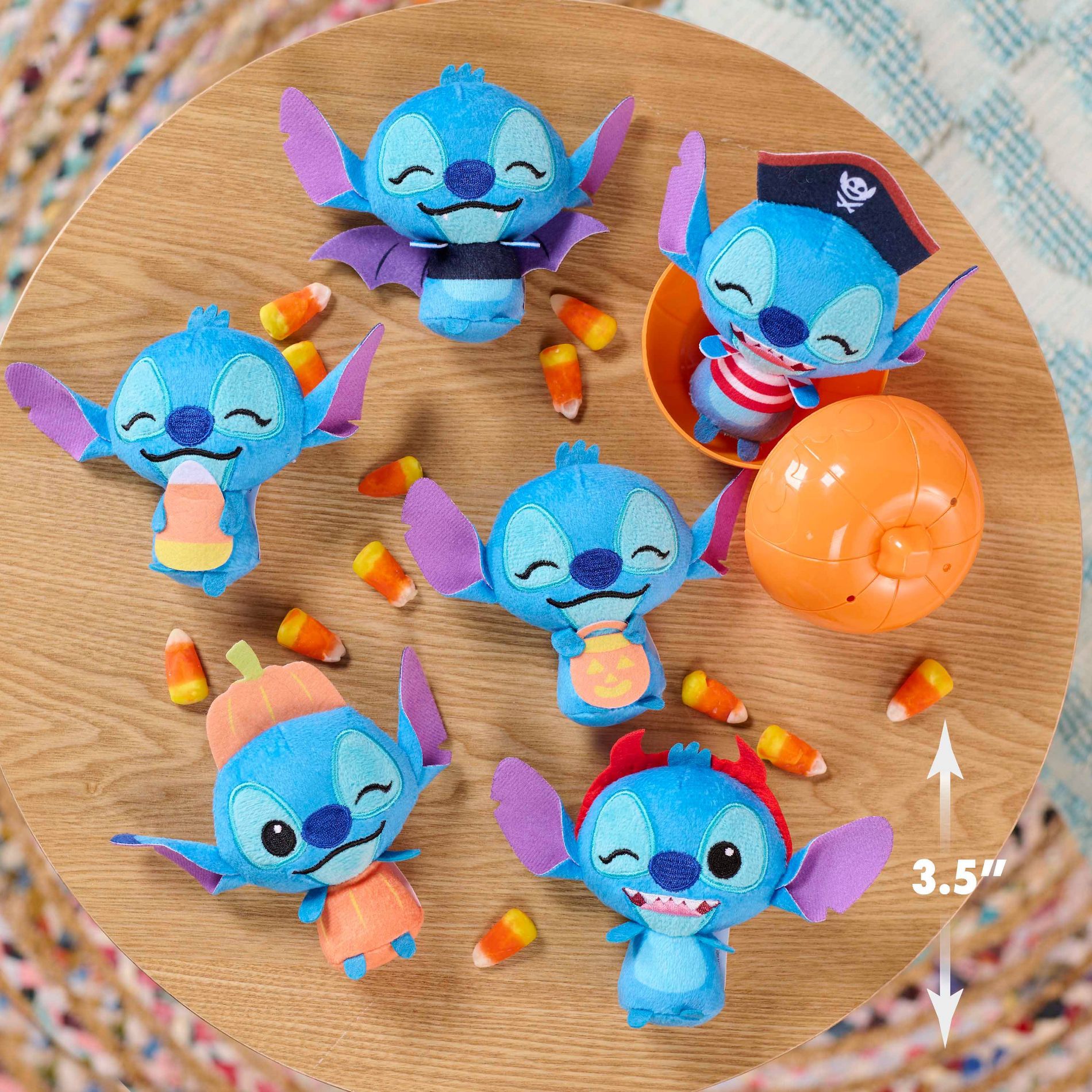Disney Halloween Stitch Halloween Mini Capsule Plush Stuffed Animal