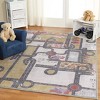 Country Road Non-Slip Kids Playroom Nursery Washable Indoor Area Rug by Blue Nile Mills - 2 of 4