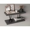 Vynxaria Sleek Floating Shelves Set of 2, Modern Wall Decor, Matte Finish, 31.5" Wide - 2 of 4