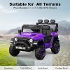 12V Kids Ride On Truck Car with Parent Remote Control,Kids Electric Vehicles Battery Powered Toy Car - 2 of 4