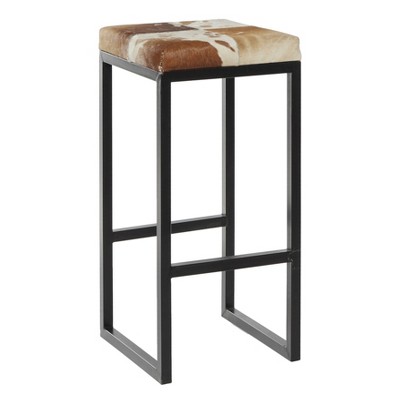 Cowhide swivel bar discount stools