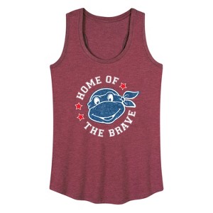 Women's - Teenage Mutant Ninja Turtles - Born Raised USA Graphic Racerback Tank - 1 of 4