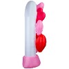 Gemmy Airblown Inflatable Archway Heart, 9.5 ft Tall, Red - 3 of 4