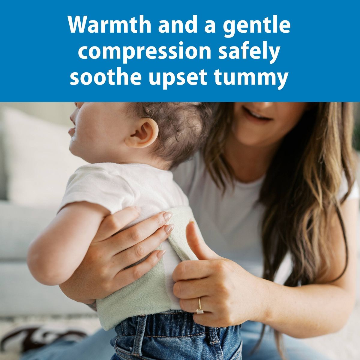 Dr. Brown's Infant Gripebelt Heated Belly Band, Gentle Warmth & Compression - Lamb  - thumbnail 3