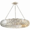 Crystorama Lighting Broche 8 - Light Pendant in  Antique Silver - 4 of 4