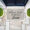 Stupell Industries Welcome Perfect Chaos Printed Outdoor Imitation Sisal Door Mat, design by Doodles.Ink. - 4 of 4