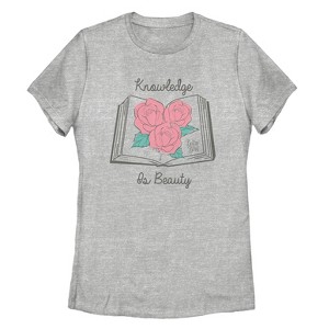 Women's Beauty and the Beast Knowledge T-Shirt - 1 of 3