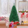 Costway 5/6/7/8 FT Artificial Christmas Tree Unlit Christmas Tree with 350/650/950/1138 Branch Tips Foldable Metal Stand - image 4 of 4