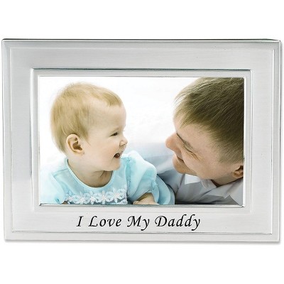Lawrence Frames I Love My Daddy Silver Plated 6x4 Picture Frame 506964