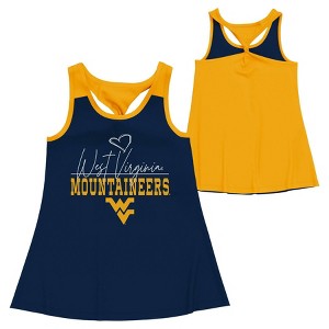 NCAA West Virginia Mountaineers Girls' Tank Top - 1 of 3