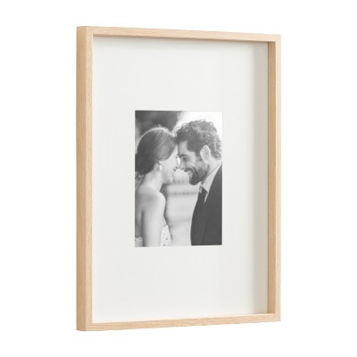 Natural Woodtone 16x20 Matted Wall Photo Frame Set