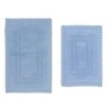 Opulent Collection Cotton Reversible Tufted Set of 2 Bath Rug Set - Home Weavers - 2 of 4