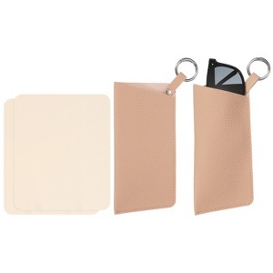 Unique Bargains Soft Portable Scratch-Resistant Slip-in Eyeglass Cases 2 Pcs - 1 of 4