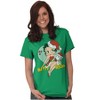 Betty Boop Christmas Mrs Santa Claus Womens Graphic T Shirt Tees Brisco Brands - 3 of 4