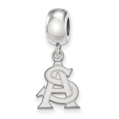 Black Bow Jewelry Sterling Silver Arizona State Sun Devils NCAA Bead Charm