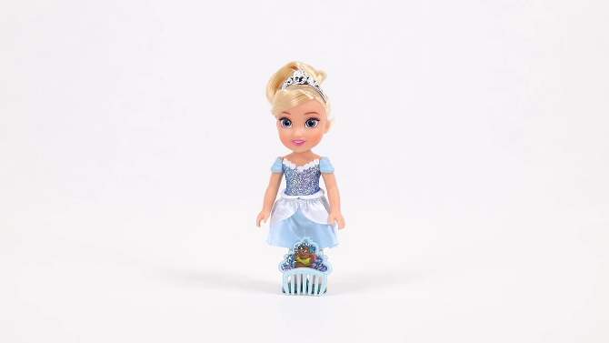 Disney Princess Petite Cinderella Doll, 2 of 12, play video