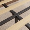 Wooden Platform Bed Frame with Headboard, Full Size Mattress Foundation with Wooden Slat Support, No Box Spring Needed, Easy Assembly, Light Brown - 4 of 4
