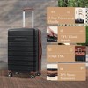 5 Piece Luggage Sets, Hardside Expandable Suitcase Set, TSA Lock & Double Spinner Wheels, ABS Lightweight Luggage W/ Telescoping Handle - 4 of 4