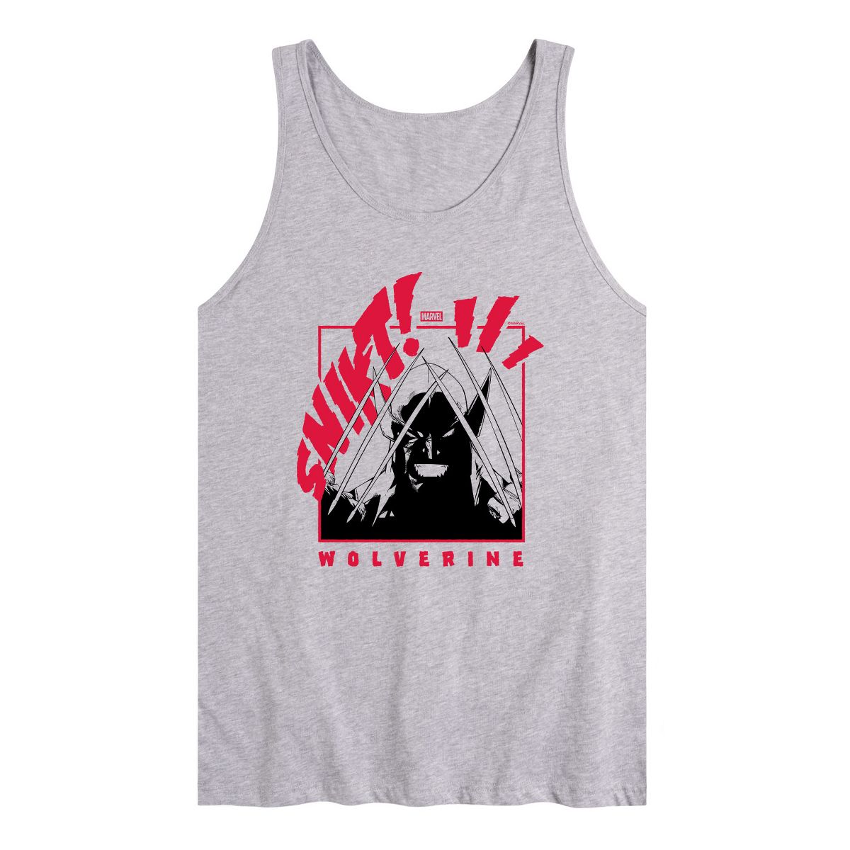 Men's - Marvel - Wolverine Red Box Graphic Tank Top