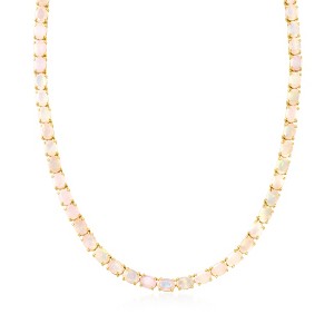 Ross-Simons 25.00 ct. t.w. Ethiopian Opal Tennis Necklace in 18kt Gold Over Sterling - 1 of 4