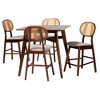 Baxton Studio Darrion Mid-Century Modern Wood 5-Piece Pub Set - 2 of 4