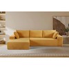 108'' L-Shaped Sectional Sofas with Full Foam Cushioning and No Assembly Required, Left Facing Sleeper Couch for Living Room or Bedroom - 4 of 4