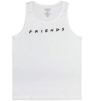 Friends Sitcom TV Series Adult Men's Show Title Logo Tank Top Shirt