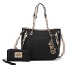 MKF Collection Lina Vegan Leather Shoulder Bag and Wallet by Mia K - 2 of 4