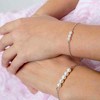 Girl's Freshwater Pearl & Link Bracelet Sterling Silver - In Season Jewelry - 3 of 4