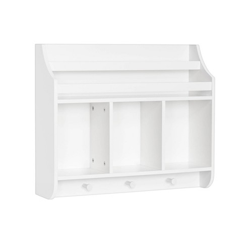 Book Nook Kids' Wall Shelf with Cubbies and Book Rack - RiverRidge - image 1 of 4