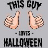 Men's Design By Humans This Guy Loves Halloween By MultimediaOne Tank Top - 2 of 4