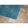 30"x50" Essence Nylon Washable Bathroom Rug Basin Blue - Garland Rug - image 4 of 4
