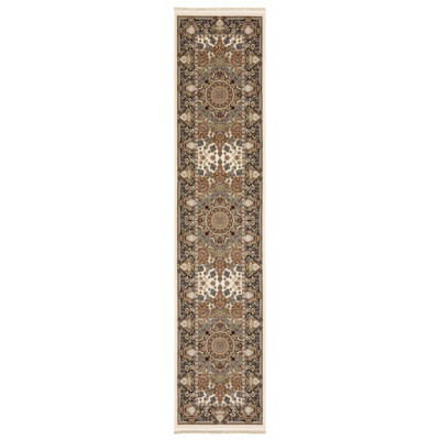 Oriental Weavers Masterpiece 1802W Ivory/ Multi Indoor Area Rug - 2'3" x 10'