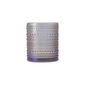 10oz Vintage Beaded Glass Short Tumbler - 1 of 2