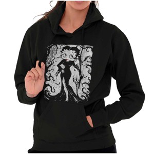 Halloween Betty Boop Enchantress Hoodie Sweatshirt Women Brisco Brands - 1 of 1