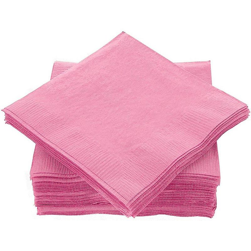 SparkSettings Lunch Napkins, 7” x 7” 2 Ply Paper Napkins, Pack of 50, 1 of 5