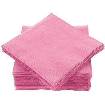 SparkSettings Lunch Napkins, 7” x 7” 2 Ply Paper Napkins, Pack of 50