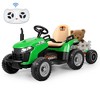 ANPABO 24V Tractor With Remote/Bluetooth, Titleable Trailer Included - 2 of 4