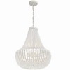 Crystorama Lighting Rylee 6 - Light Chandelier in  Matte White - 4 of 4