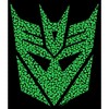 Juniors Womens Transformers St. Patrick's Day Cloverfield Decepticon Logo T-Shirt - 2 of 4