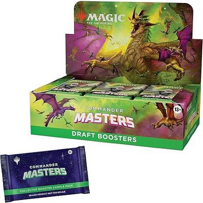 Magic The Gathering Commander Masters Draft Booster Box - 24 Packs