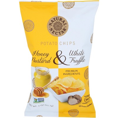 Natural Nectar Honey Mustard & White Truffle Potato Chips - Case of 9 - 5 oz