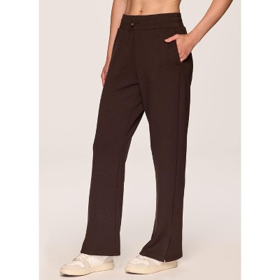 RBX Active Women's All Season Elevated Athleisure Fashion Wide Leg Lounge Pant with Pockets