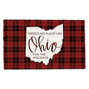 Creative Products There's no Place like Ohio for the Holidays 30 x 18 Door Mat - 1 of 1