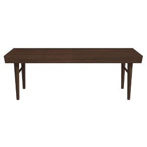 TiramisuBest Industrial Counter-Height Bench - Light Gray Foam-Cushioned Seat for Kitchen & Dining - 1 of 4