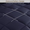 All Season Lightweight Comforter 1PC Solid Color Comforters Ultra Soft Microfiber Down Alternative Diamond Stitch Comforter - Lux Decor Collection - 3 of 4