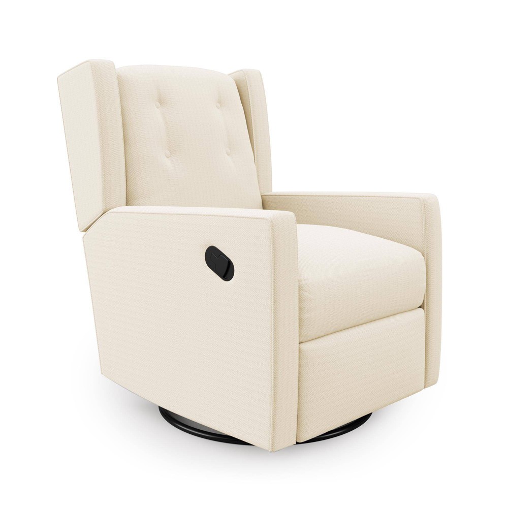 Baby Relax Shirley Swivel Glider Recliner Chair - White -  89667691