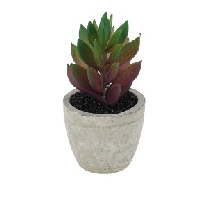 Unique Bargains Artificial Plants Plastic Pink 2.36"x2.36"x2.76" 1 Pcs - 1 of 4