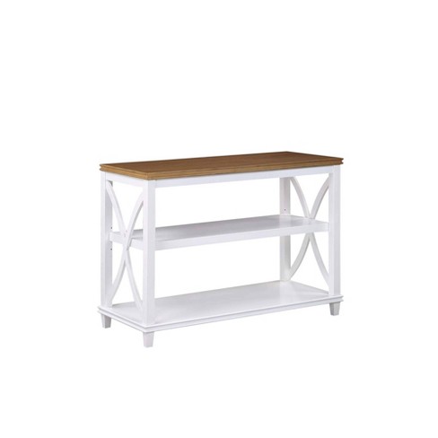 Florence white console deals table