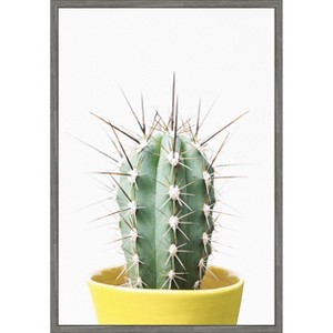 Amanti Art Spikey Cactus by Kathrin Pienaar Canvas Wall Art Print Framed - 1 of 4
